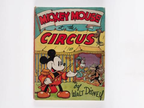 1936 Mickey Mouse at the Circus Storybook by Birn Bros. - ID: feb23277 Disneyana