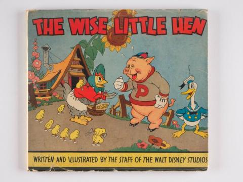 1935 The Wise Little Hen First Edition Book with Dust Jacket - ID: feb23291 Disneyana