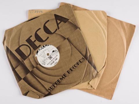 Set of (3) John Watt's Songs from Mickey Mouse 78 RPM Records (1935) - ID: feb23297 Disneyana