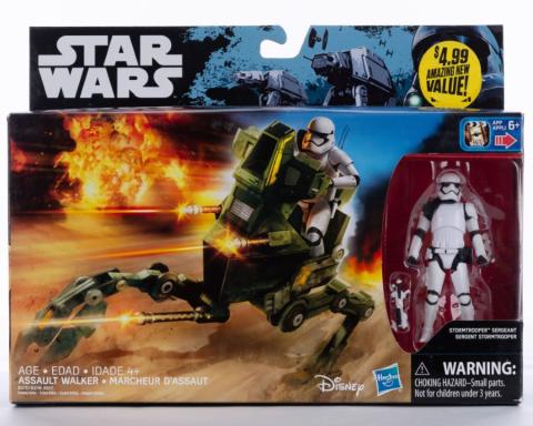 Star Wars Stormtrooper & Assault Walker Figurines (2016) - ID: feb24006 Pop Culture