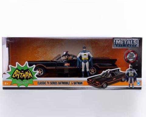 Jada "Classic TV Series Batmobile & Batman" Die Cast Hollywood Rides (2019) - ID: feb24029 Pop Culture