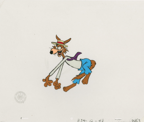 Hanna Barbera Kwicky Koala Production Cel and Production Drawing (1981) - ID: feb24054 Hanna Barbera
