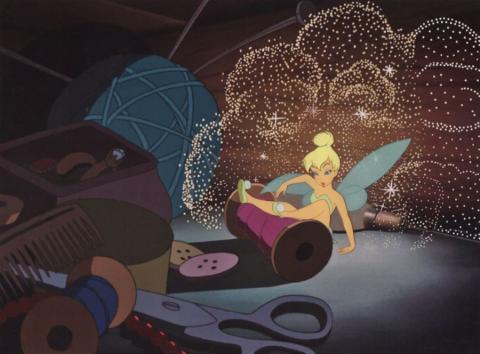 Peter Pan Tinker Bell Production Cel (1953) - ID: feb24076 Walt Disney