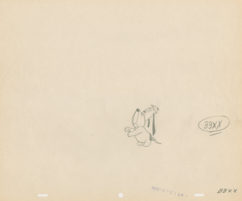 MGM Out-Foxed Droopy Production Drawing (1949) - ID: feb24077 MGM