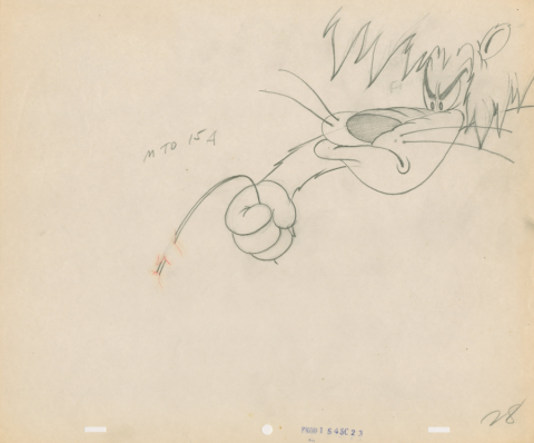 MGM Slap Happy Lion Production Drawing (1947) - ID: feb24089 MGM