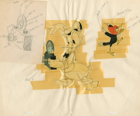 Donald's Camera Donald Duck Color Model (1941) - ID: feb24117 Walt Disney