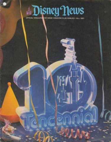 Disney News Magazine Tencennial Issue (Fall 1981) - ID: feb24130 Disneyana