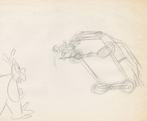 Mighty Mouse: The New Adventures Development Drawing - ID: feb24162 Ralph Bakshi