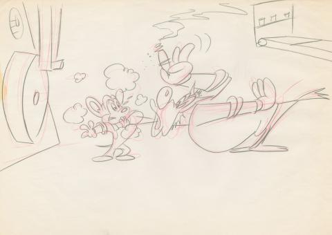 Mighty Mouse: The New Adventures Development Drawing - ID: feb24164 Ralph Bakshi