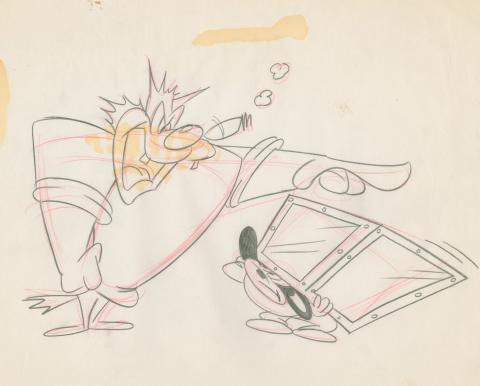 Mighty Mouse: The New Adventures Development Drawing - ID: feb24168 Ralph Bakshi