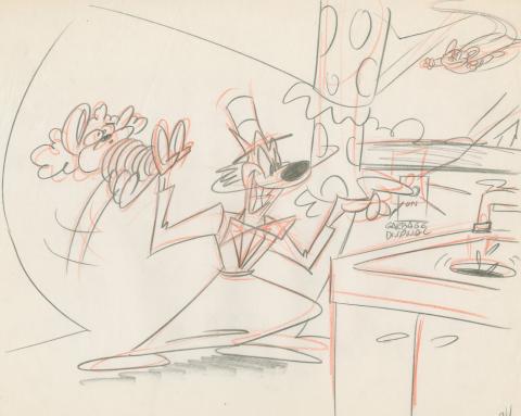 Mighty Mouse: The New Adventures Development Drawing - ID: feb24171 Ralph Bakshi