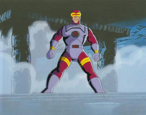 X-Men "Till Death Do Us Part, Part 1" Cyclops Sentinel Production Cel (1993) - ID: feb24432 Marvel