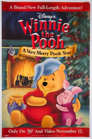 Winnie the Pooh A Very Merry Pooh Year One-Sheet Poster (2002) - ID: febdisney22282 Walt Disney