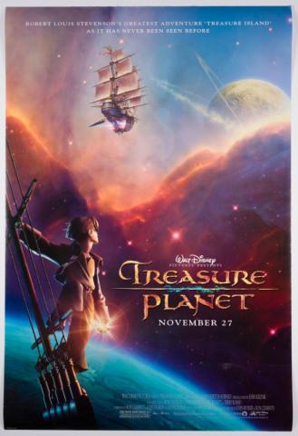 Treasure Planet One-Sheet Poster (2002) - ID: febdisney22284 Walt Disney