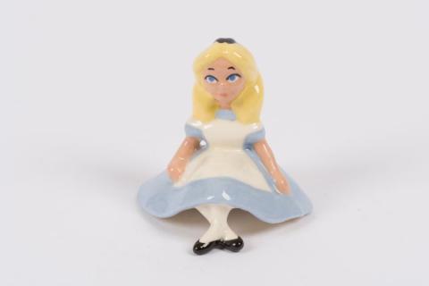 Alice in Wonderland, Alice Ceramic Figurine by Hagen Renaker (c.1950s) - ID: hagen00027al Disneyana