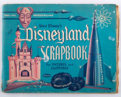 True-Life Adventureland Disneyland Scrapbook by Whitman (1955) - ID: jan24029 Disneyana
