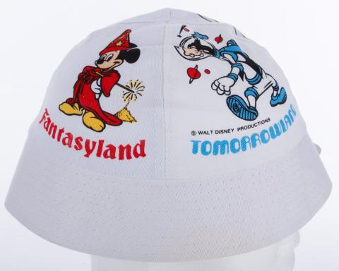 Disneyland Lands Children's Bucket Hat (c.1970s/1980s) - ID: jan24064 Disneyana
