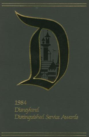 1984 Disneyland Distinguished Service Awards Program - ID: jan24150 Disneyana