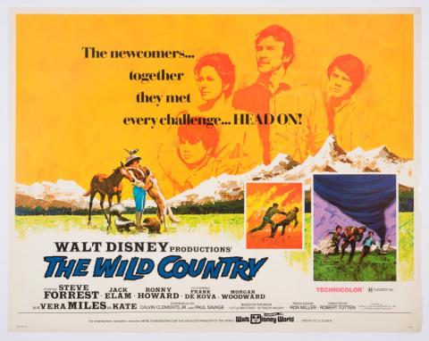The Wild Country Promotional Half-Sheet Poster (1970) - ID: jandisney22222 Walt Disney