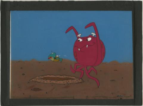 The Space Kidettes Static and Alien Production Cel (c.1960s) - ID: jankidettes6786 Hanna Barbera