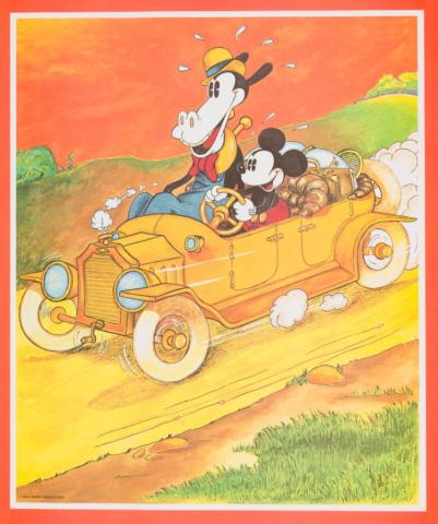 Mickey Mouse and Horace Horsecollar Poster Test Print (c.1980s) - ID: janmickey22192 Disneyana