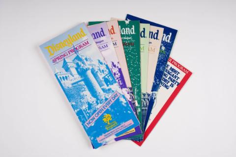 Collection of 9 Disneyland Today Souvenir Guidebooks (1985-1986) - ID: jul22001 Disneyana