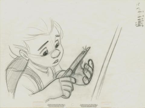 The Rescuers Down Under Cody Production Drawing (1990) - ID: jul22320 Walt Disney