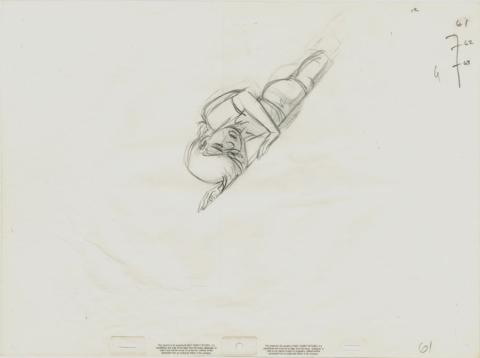 The Rescuers Down Under Cody Production Drawing (1990) - ID: jul22351 Walt Disney