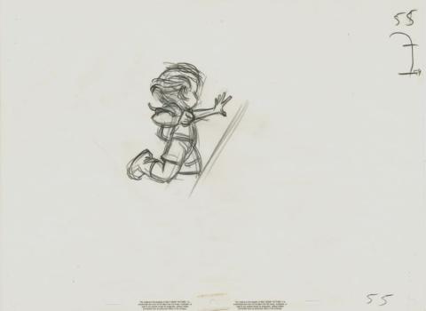 The Rescuers Down Under Cody Production Drawing (1990) - ID: jul22354 Walt Disney