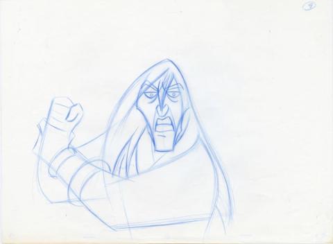 Mulan Hun Warrior Production Drawing (1998) - ID: jul22365 Walt Disney
