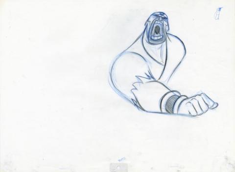 Mulan Hun Warrior Production Drawing (1998) - ID: jul22376 Walt Disney