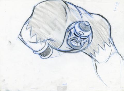 Mulan Hun Warrior Production Drawing (1998) - ID: jul22377 Walt Disney