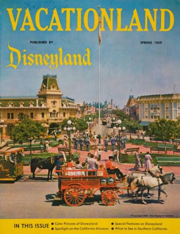 Disneyland Vacationland Magzine Publication (Spring 1959) - ID: jul22453 Disneyana