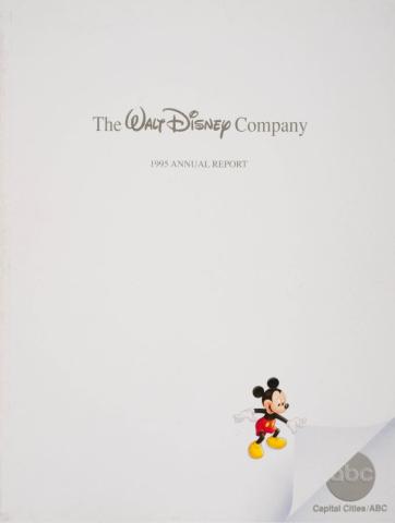 The Walt Disney Company 1995 Annual Report - ID: jul22463 Disneyana