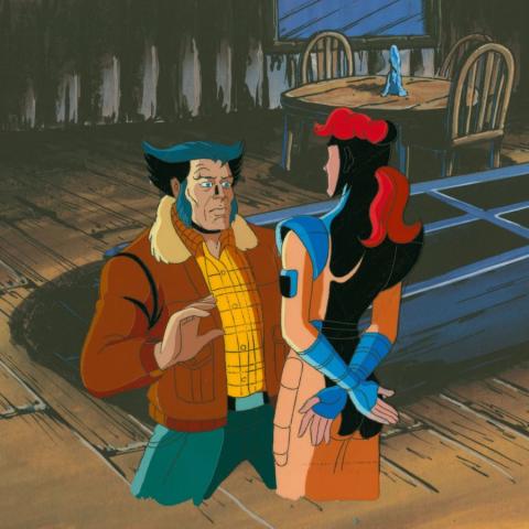 X-Men Whatever It Takes Wolverine & Fake Jean Grey Production Cel (1993) - ID: jul24016 Marvel