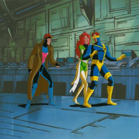 X-Men The Phoenix Saga, Part IV: The Starjammers Gambit, Jean Grey, & Cyclops Production Cel (1994) - ID: jul24027 Marvel