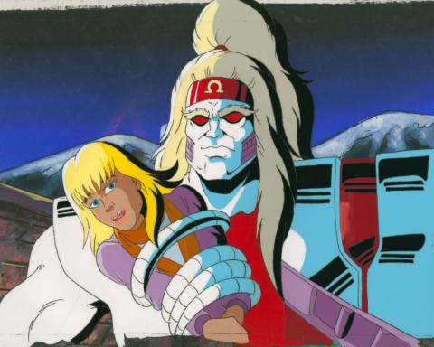 X-Men Red Dawn Matching Omega Red Production Cel and Background (1993) - ID: jul24029 Marvel