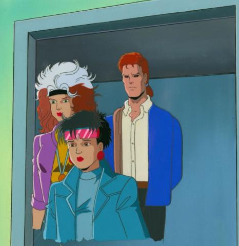 X-Men The Phoenix Saga, Part III: Cry of the Banshee Matching Production Cel and Background (1994) - ID: jul24036 Marvel