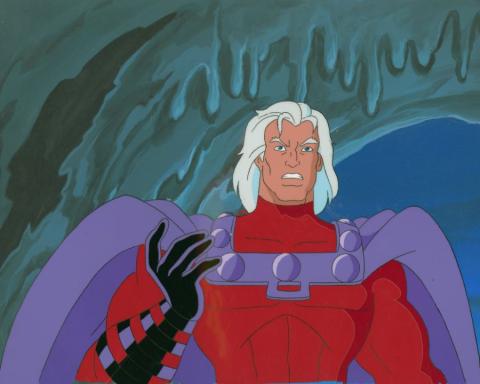 X-Men Graduation Day Matching Magneto Production Cel and Background (1997) - ID: jul24040 Marvel