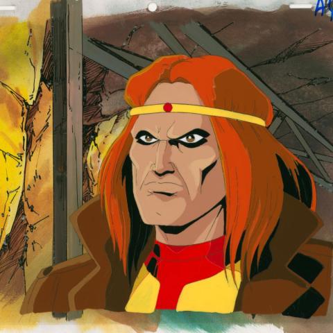 X-Men Secrets, Not Long Buried Matching Solarr Production Cel and Background (1996) - ID: jul24042 Marvel