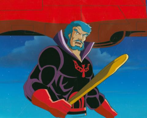X-Men The Phoenix Saga, Part III: Cry of the Banshee Matching Black Tom Production Cel and Background (1994) - ID: jul24046 Marvel