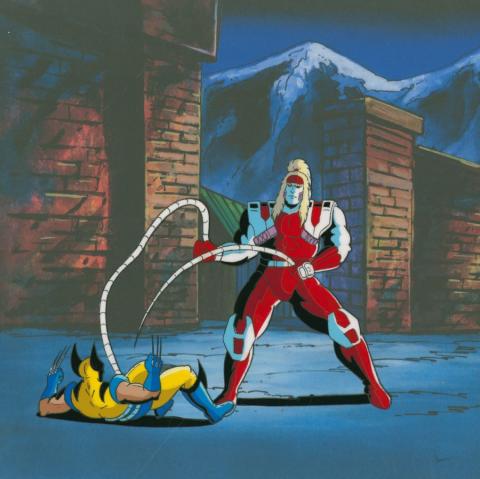 X-Men Red Dawn Wolverine & Omega Red Production Cel (1993) - ID: jul24054 Marvel