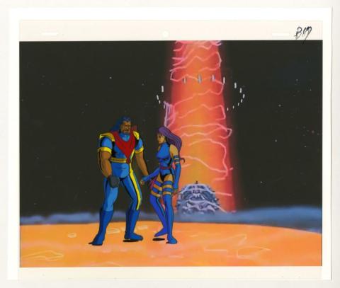 X-Men Beyond Good and Evil, Part IV: End and Beginning Bishop & Psylocke Production Cel (1995) - ID: jul24060 Marvel