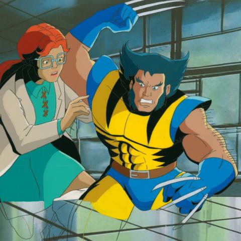 X-Men Repo Man Wolverine & Heather Hudson Production Cel (1993) - ID: jul24091 Marvel