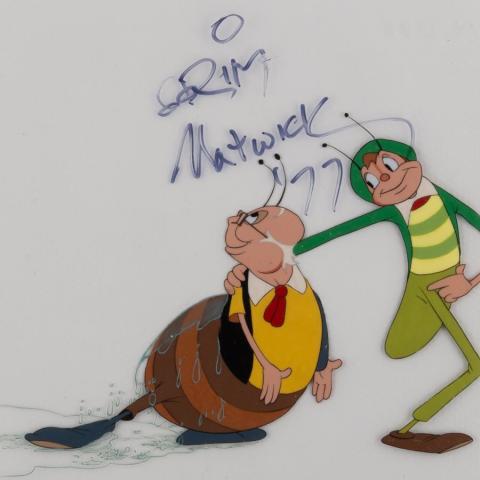 Mr. Bug Goes to Town Production Cel Signed by Grim Natwick (1941) - ID: jul24163 Fleischer