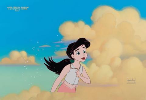 The Little Mermaid II: Return to the Sea Production Background and Recreated Cel (2000) - ID: jul24183 Walt Disney