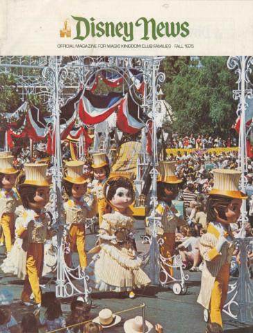 Disney News Magazine Fall 1975 - ID: julydisneyana19073 Disneyana