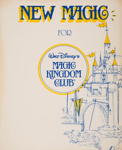 Magic Kingdom Club Program Analysis Report (1976) - ID: jun22464 Disneyana