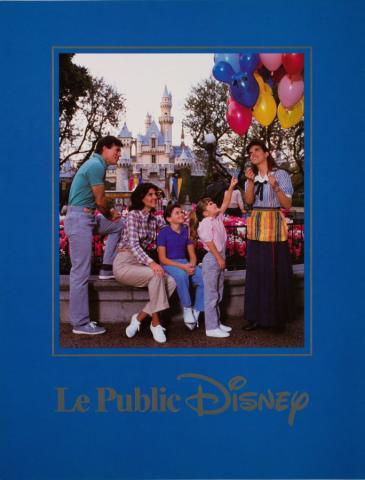 French Le Public Disney Company Financials Brochure (1987) - ID: jun22477 Disneyana