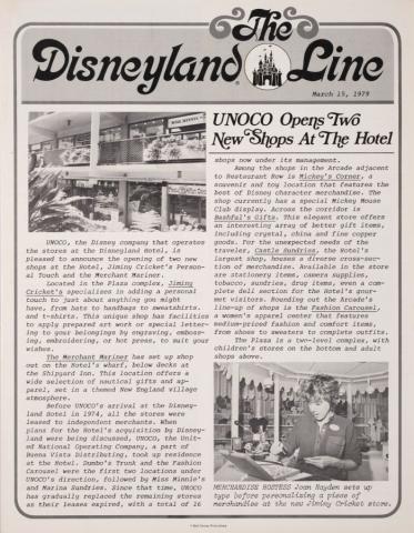 Disneyland Line Vol. 11 No. 11 Newsletter (March 1979) - ID: jun22538 Disneyana